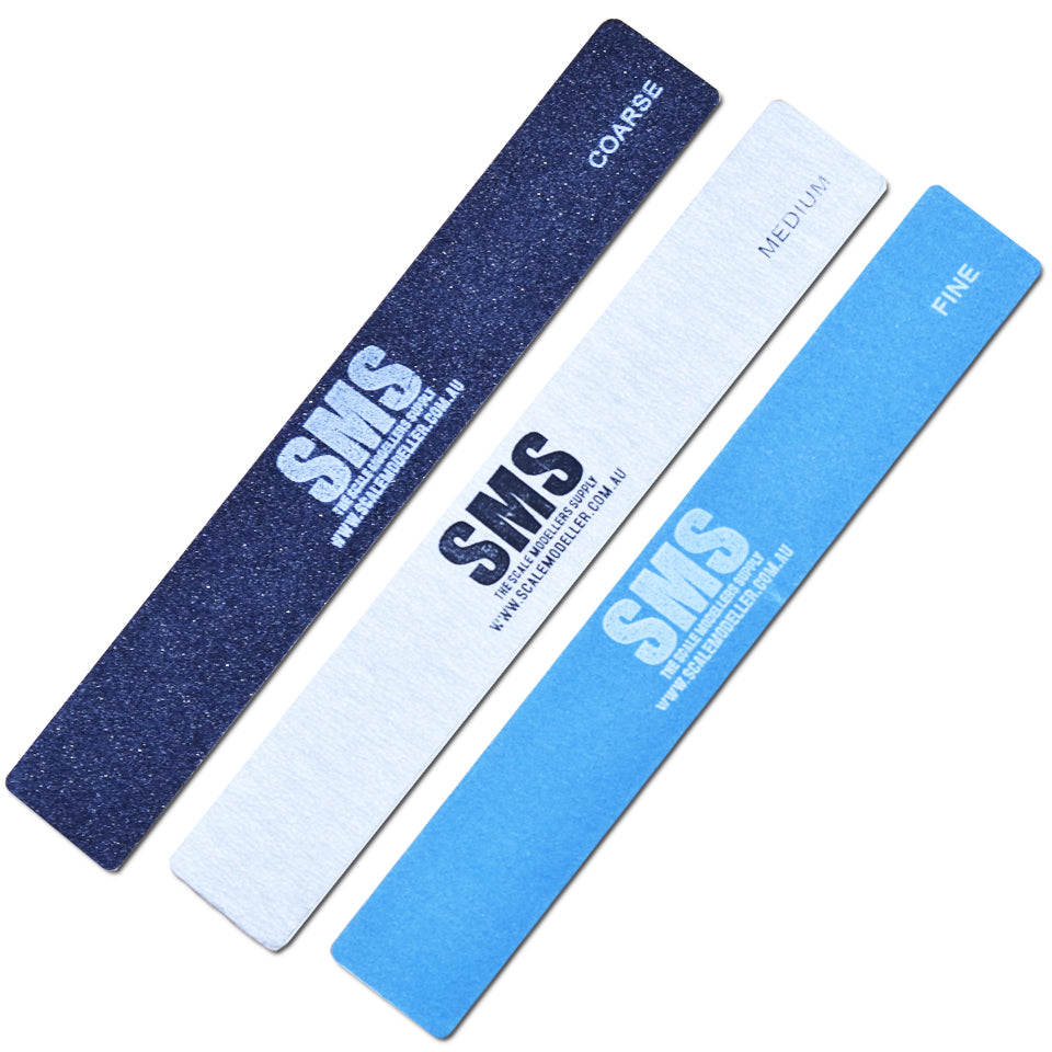 SMS - SND04 - Sanding Sticks 3Pc Mixed
