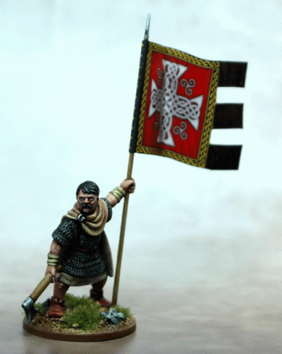 GBP: SAGA Age of Vikings - Welsh Warbanner Bearer - SWBB04