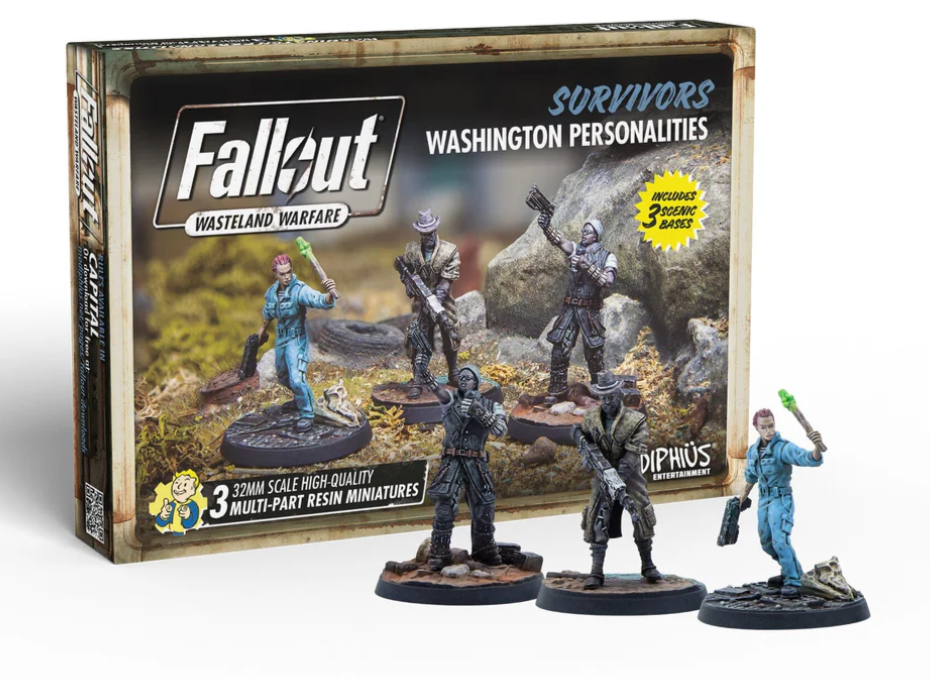 Fallout Wasteland Warfare - Survivors: Washington Personalities