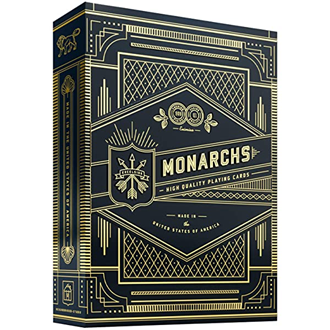 Theory 11 Playing Cards - Monarchs (Navy - Blue)