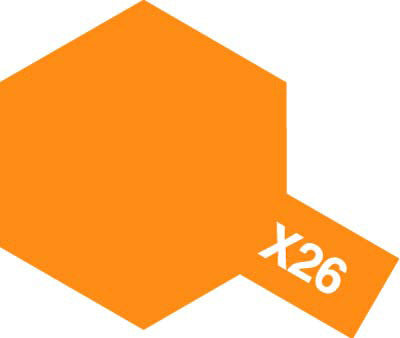 Tamiya X-26 Acrylic Clear Orange - 81526