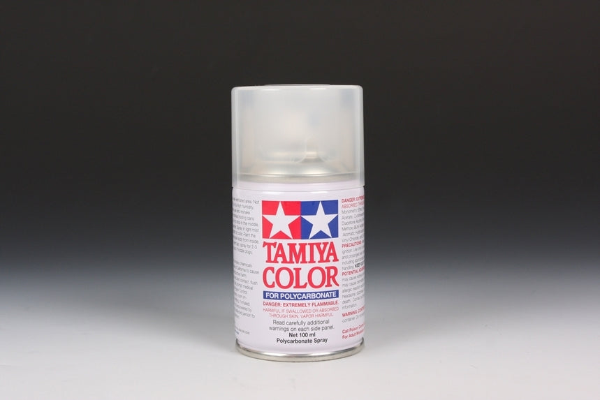 Tamiya Polycarbonate Spray PS-55 Flat Clear 100mL Paint - 86055