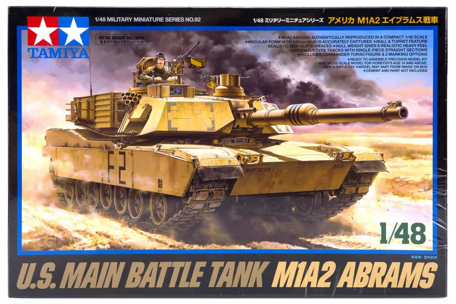 Tamiya - 32592 - 1/48 US Main Battle Tank M1A2 Abrams