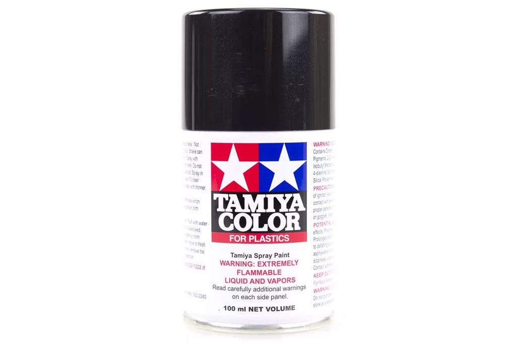 Tamiya - 85040 - TS-40 Metallic Black Lacquer Spray Paint 100ml