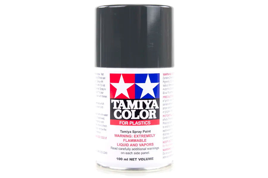 Tamiya - 85082 - TS-82 Rubber Black Lacquer Spray Paint 100ml