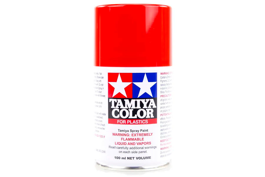 Tamiya - 85086 - TS-86 Pure Red Lacquer Spray Paint 100ml