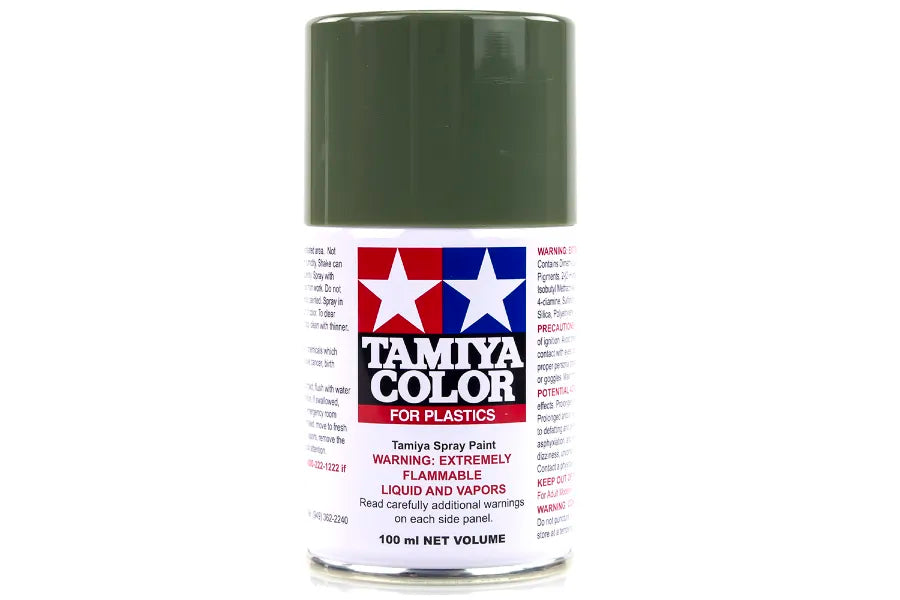 Tamiya - 85091 - TS-91 Dark Green (JGSDF) Lacquer Spray Paint 100ml