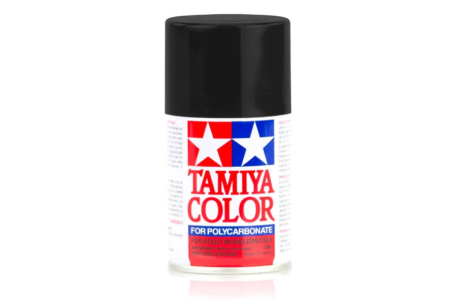 Tamiya - 86005 - PS-5 Black Polycarbonate Spray Paint 100ml