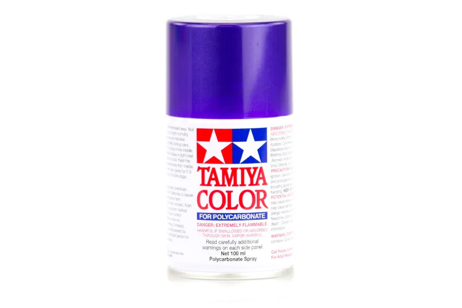 Tamiya - 86018 - PS-18 Metallic Purple Polycarbonate Spray Paint 100ml