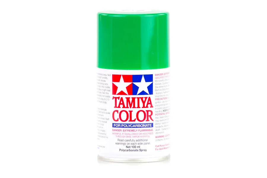 Tamiya - 86025 - PS-25 Bright Green Polycarbonate Spray Paint 100ml