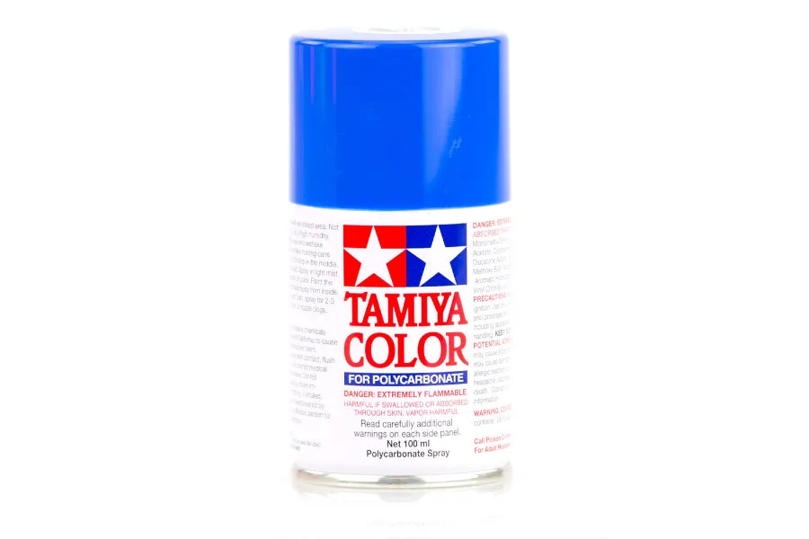 Tamiya - 86030 - PS-30 Brilliant Blue Polycarbonate Spray Paint 100ml