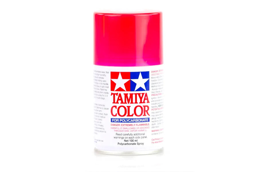 Tamiya - 86037 - PS-37 Translucent Red Polycarbonate Spray Paint 100ml