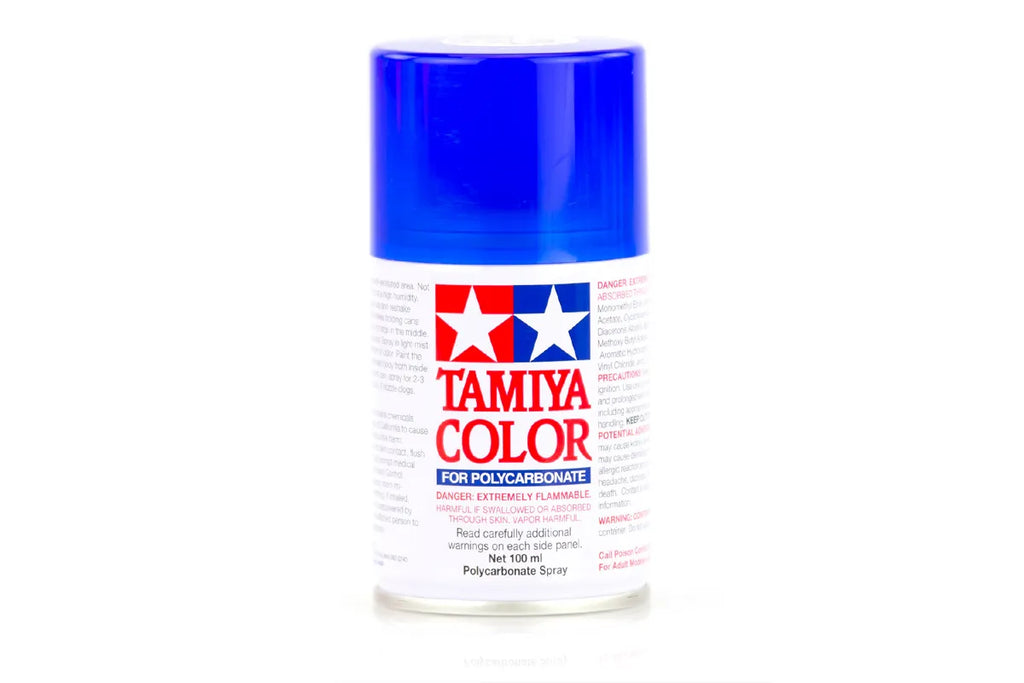 Tamiya - 86038 - PS-38 Translucent Blue Polycarbonate Spray Paint 100ml