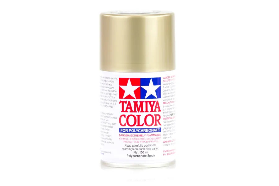 Tamiya - 86052 - PS-52 Champagne Gold Anodised Aluminium Polycarbonate Spray Paint 100ml