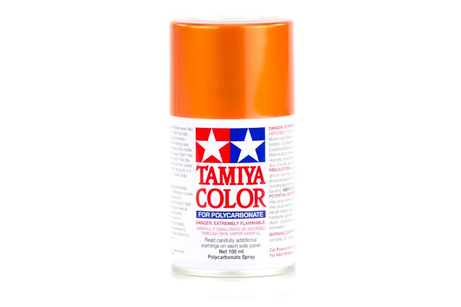 Tamiya - 86061 - PS-61 Metallic Orange Polycarbonate Spray Paint 100ml