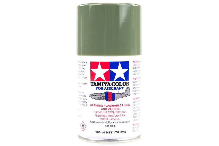 Tamiya - 86514 - AS-14 Olive Green (USAF) Lacquer Spray Paint 100ml