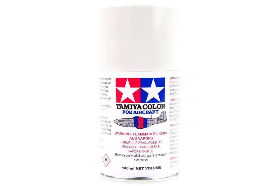 Tamiya - 86516 - AS-16 Light Grey (USAF) Lacquer Spray Paint 100ml