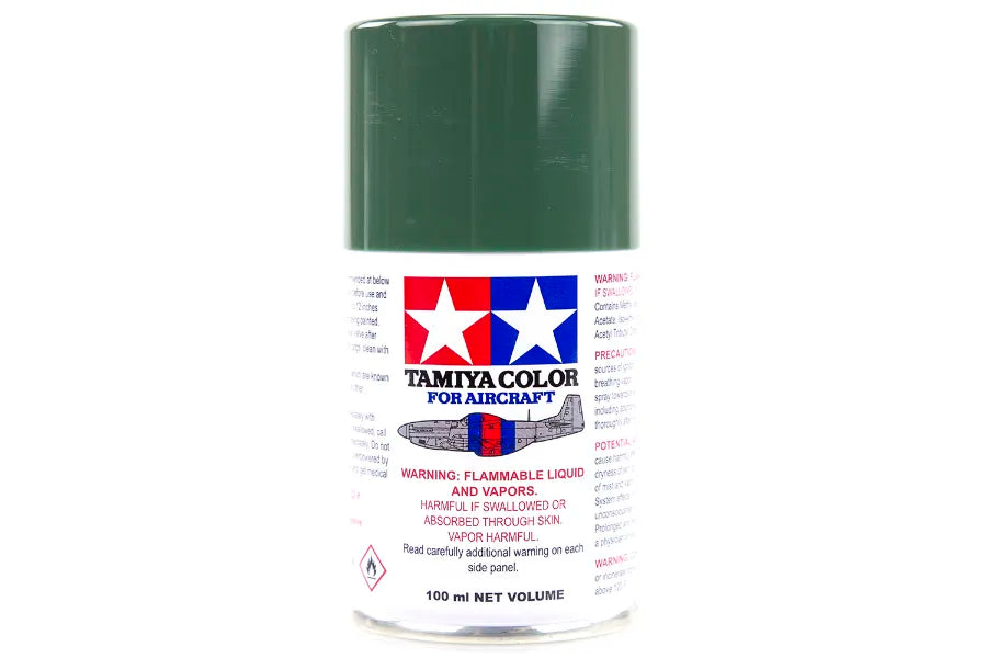 Tamiya - 86517 - AS-17 Dark Green Lacquer Spray Paint 100ml