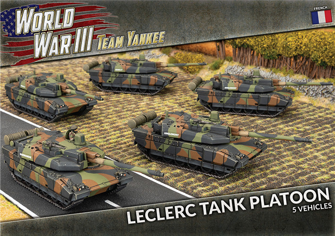 Team Yankee WWIII: French - Leclerc Tank Platoon - TFBX10