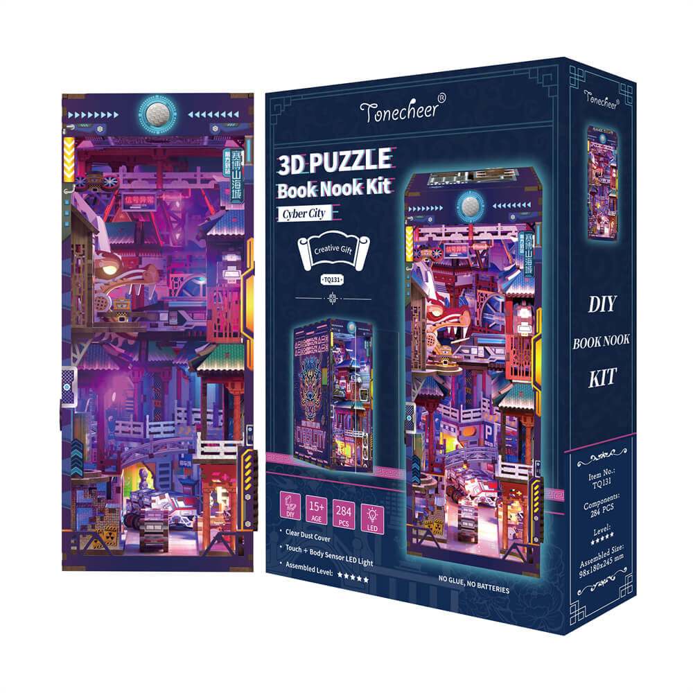 Cyber City Large Book Nook Tonecheer