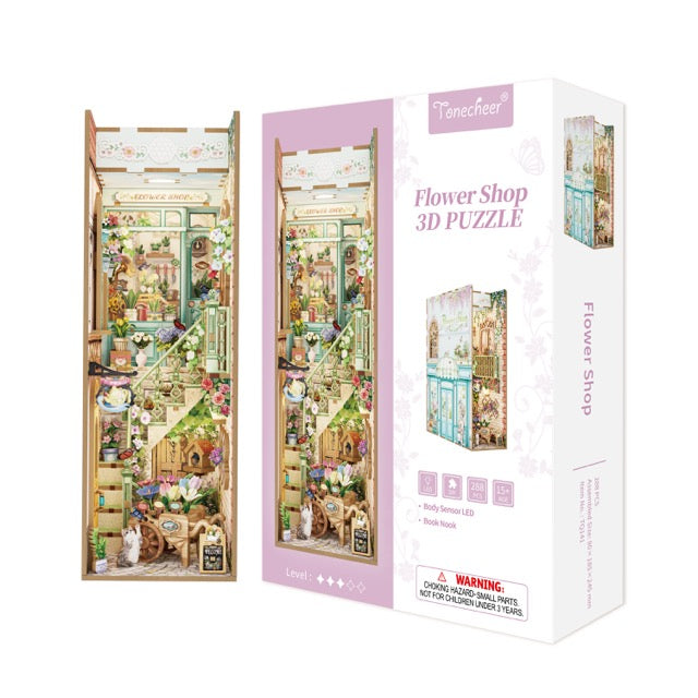 Flower Shop Book Nook Tonecheer