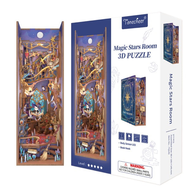Magic Stars Room Book Nook Tonecheer