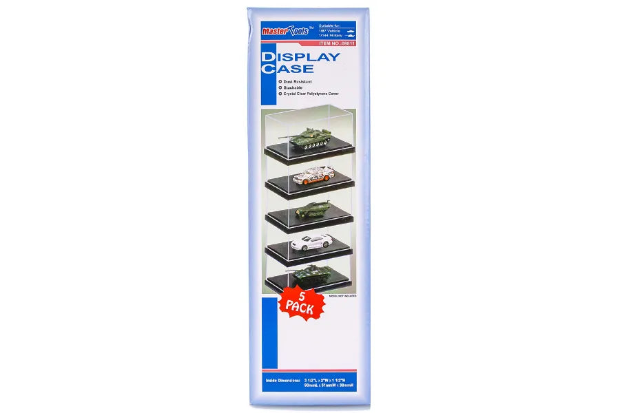 Trumpeter Plastic Display Case 90 x 51 x 38mm (5pack)- 09811