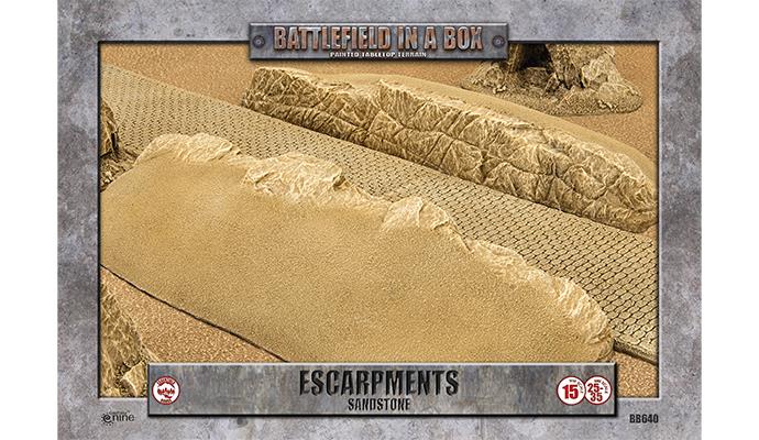 Battlefield in a Box - BB640 - Escarpments - Sandstone