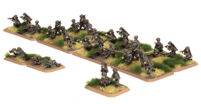 Team Yankee WWIII: West German - Fallschirmjäger Zug (x37 Figures) - TGR712