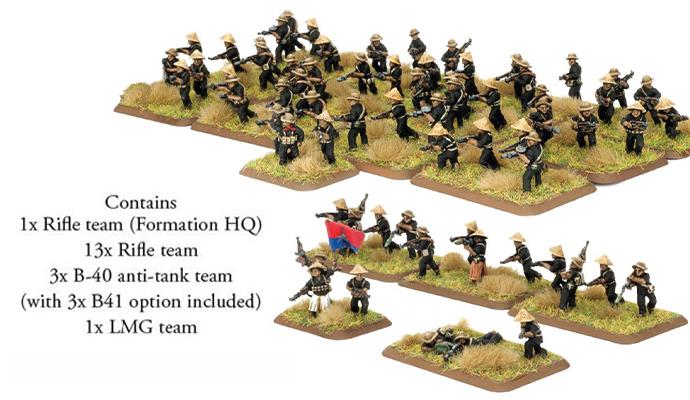 Flames of War - VPABX16 - Vietnam: Local Forces Infantry Company