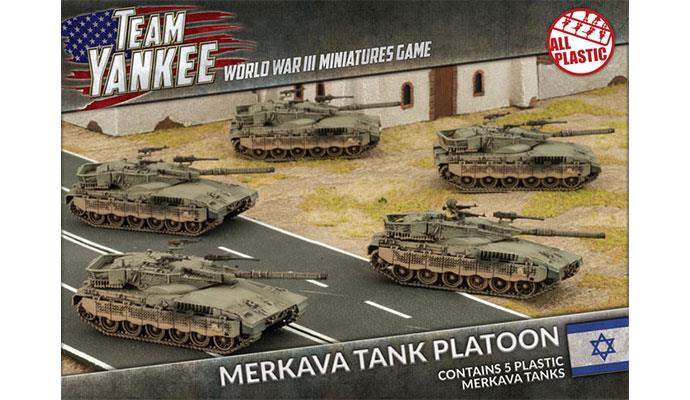 Team Yankee WWIII: Israel - Merkava Tank Platoon (Plastic) - TIBX01