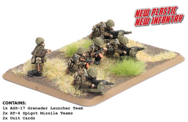 Team Yankee WWIII: Soviet - Motor Rifle Heavy Weapons (Plastic) - TSU706