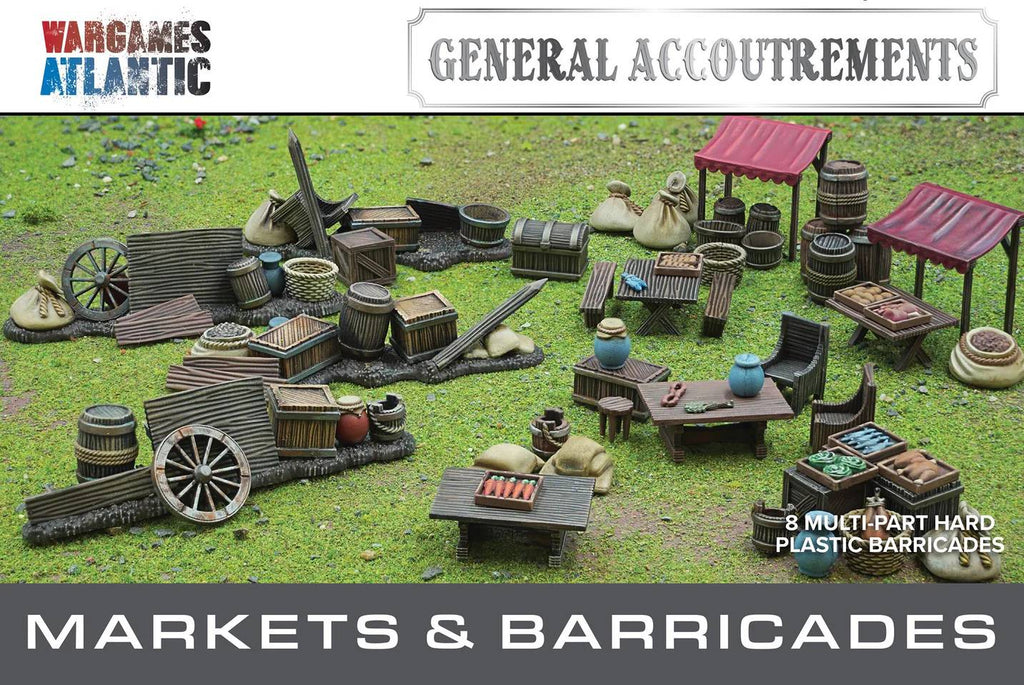 Wargames Atlantic - General Accoutrements: Markets & Barricades