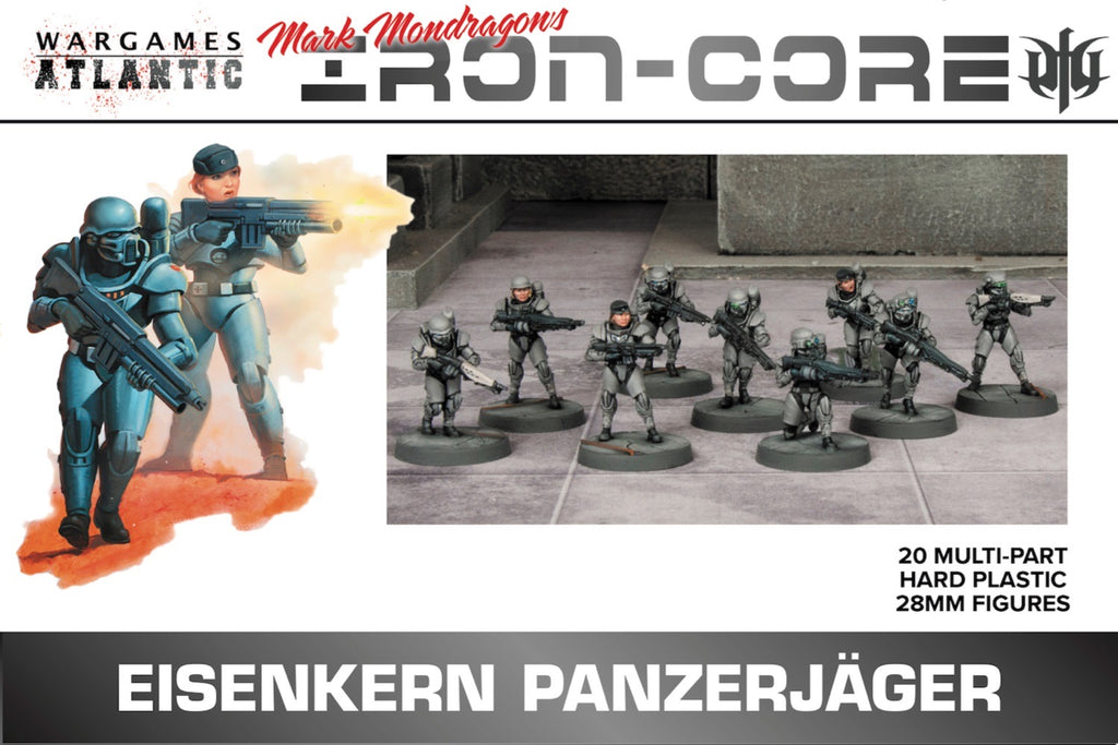 Wargames Atlantic - Eisenkern Panzerjager - 20x 28mm Sci-Fi Troops