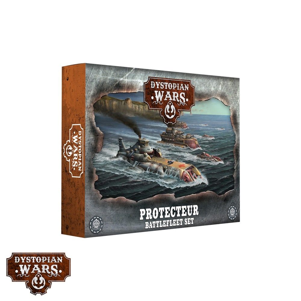 Dystopian Wars: Crown - Protecteur Battlefleet Set - DWA210007