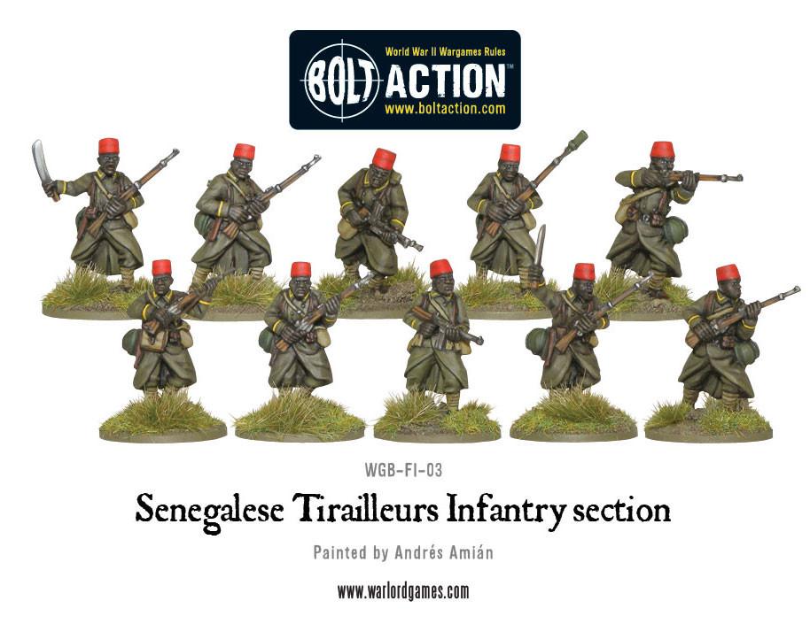 Bolt Action - French  - Senegalese Tiraileurs Infantry