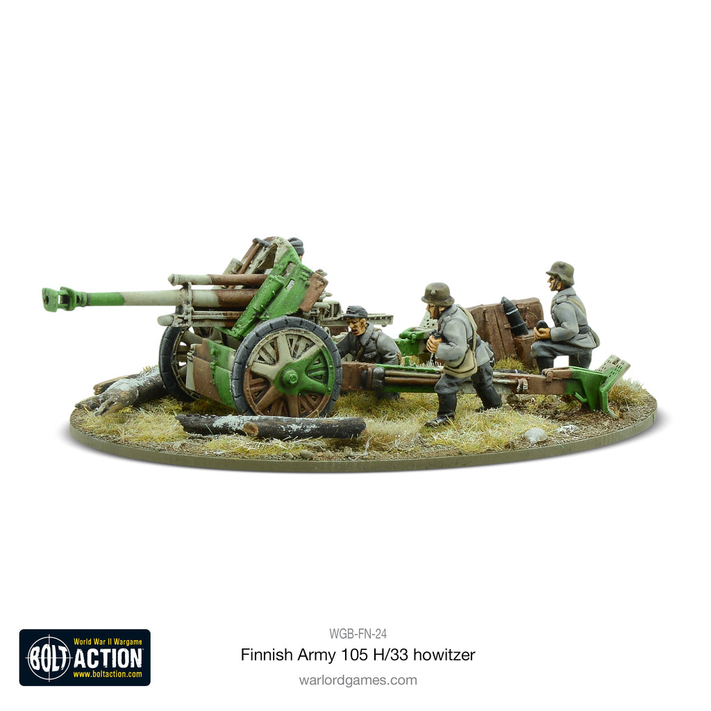 Bolt Action - Finnish - Finnish Army 105 H/33 howitzer