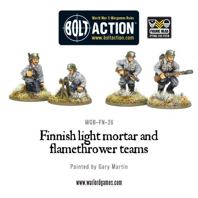 Bolt Action - Finnish - Finnish Light Mortar and Flamethrower Teams
