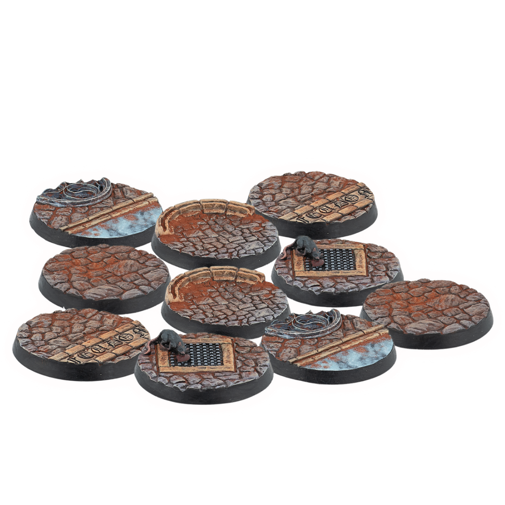 Warcrow - Bases 30mm Feudom Scenery Bases, Alpha Series