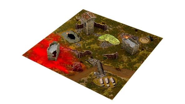 Warcrow - Scenery: Assail Borderlands Scenery Pack