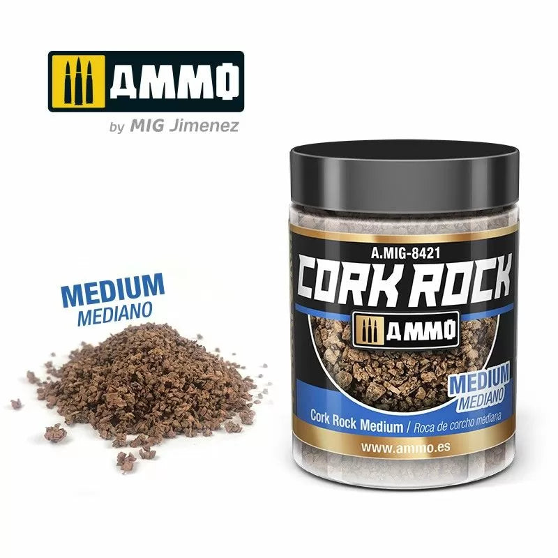 Ammo by MIG - 8421 - Dioramas - Terraform Cork Rock - Medium 100ml