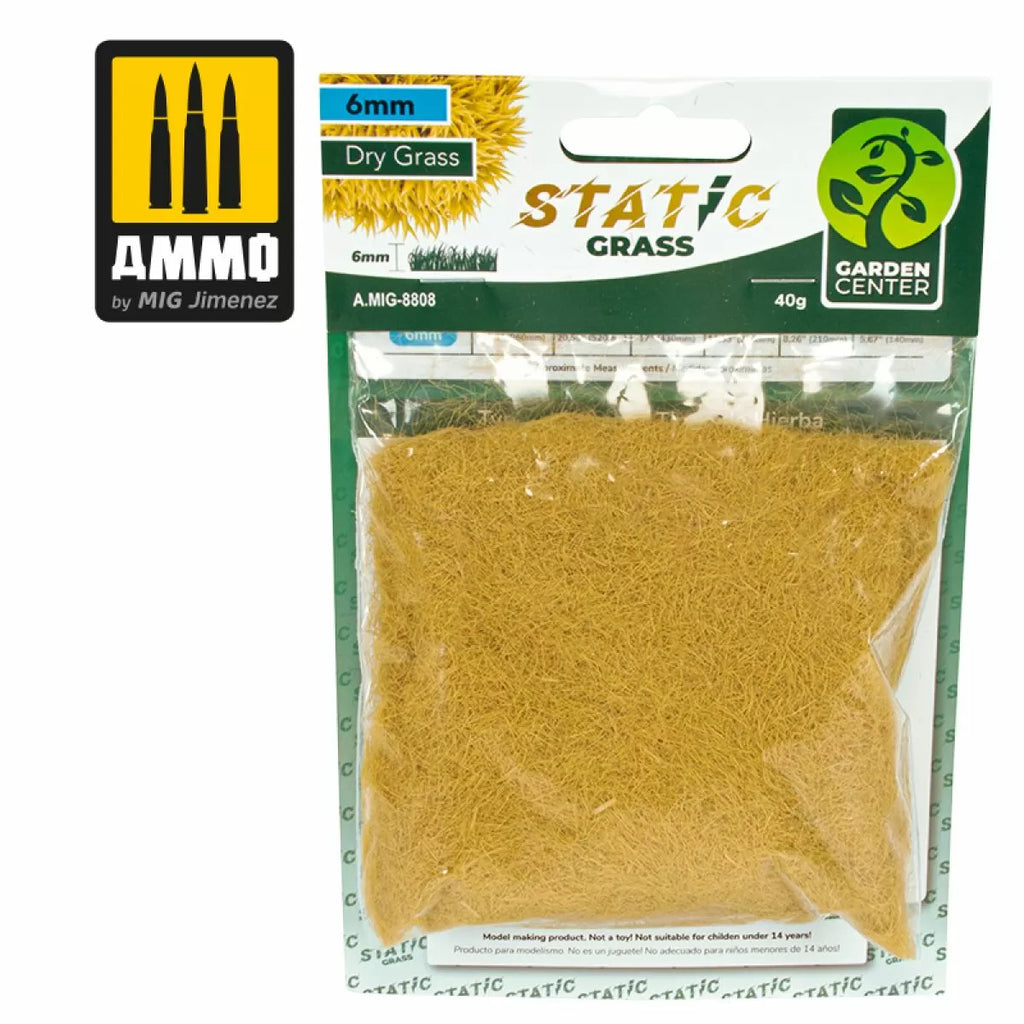 Ammo by MIG Dioramas - Static Grass - Dry Grass – 4mm - A.MIG-8807
