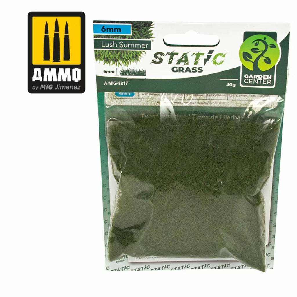 Ammo by MIG Dioramas - Static Grass - Lush Summer – 6mm