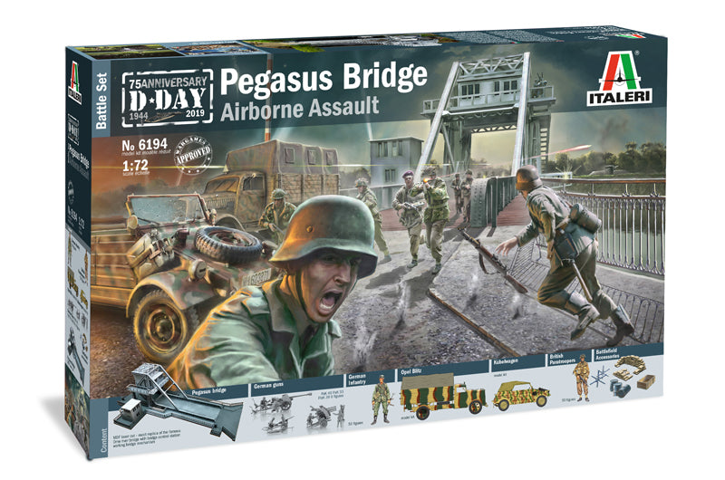 Italeri 1/72 Pegasus Bridge Airborne Assault - 6194