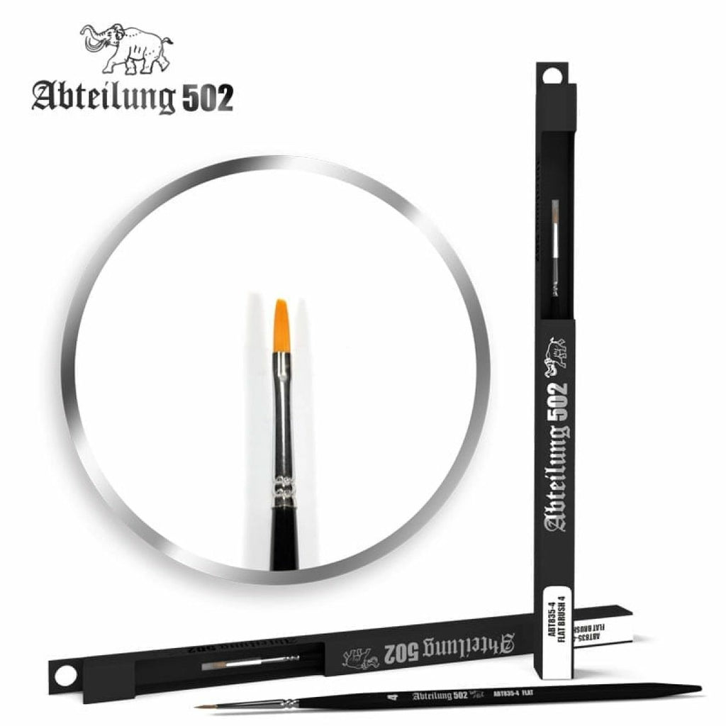 Abteilung 502 Deluxe Brushes - Flat Brush 4 - ABT835-4