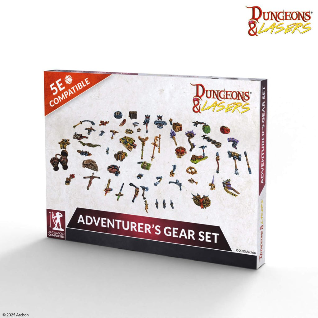 Dungeons & Lasers - Miniatures - Adventurer's Gear Set