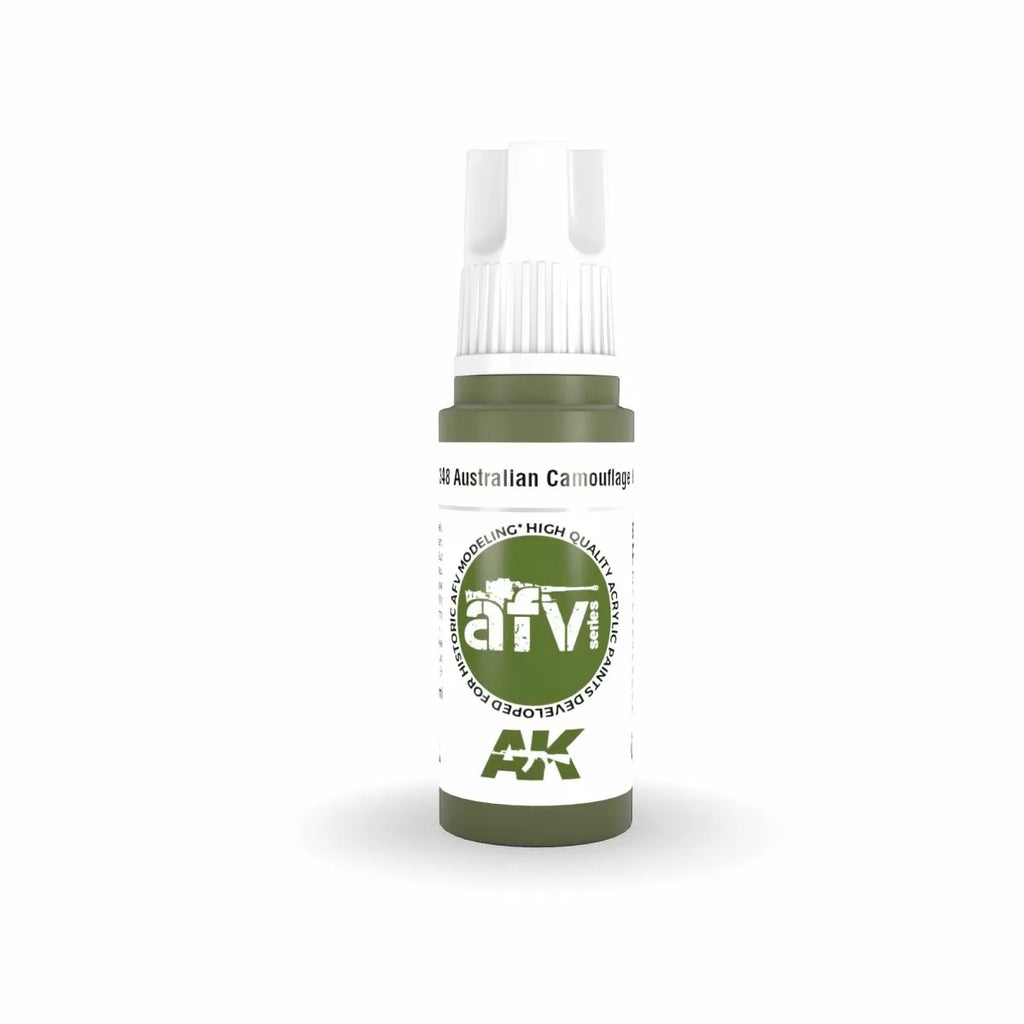 AK Interactive - AK11348 - 3 Gen Acrylics - Australian Camouflage Green 17ml