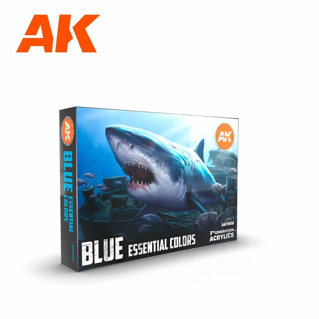 AK Interactive 3Gen Sets - Blue Essential Colors - AK11618