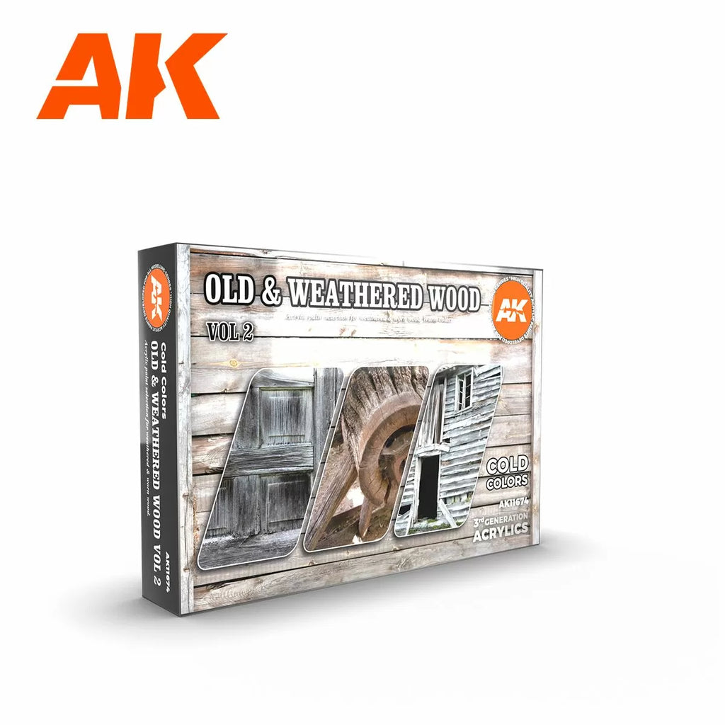 Ak Interactive 3Gen Sets - Old & Weathered Wood Volume 2 - AK11674