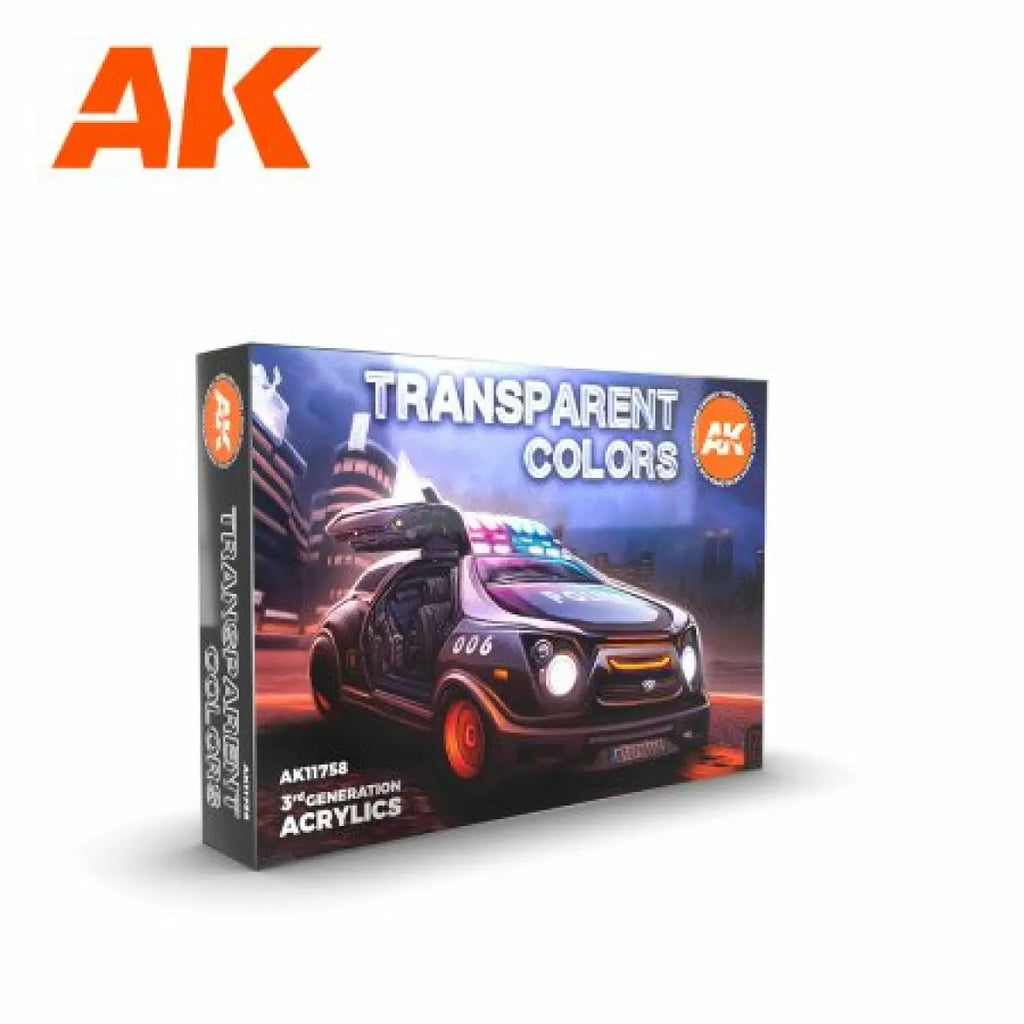 AK Interactive 3Gen Sets - Transparent Colors - AK11758